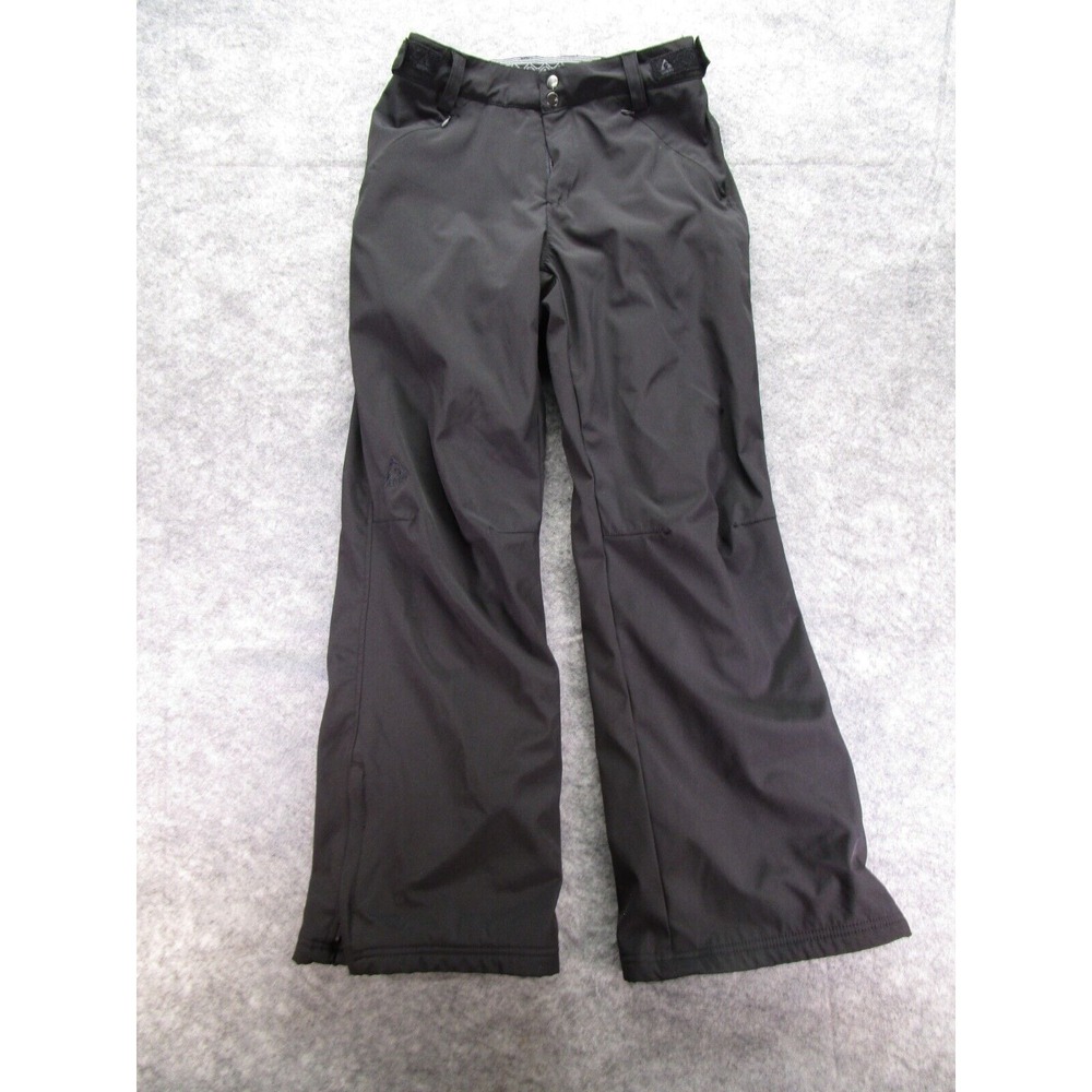 Gerry Snow Pant Womens Medium Black Zip ankles pockets ski winter‎